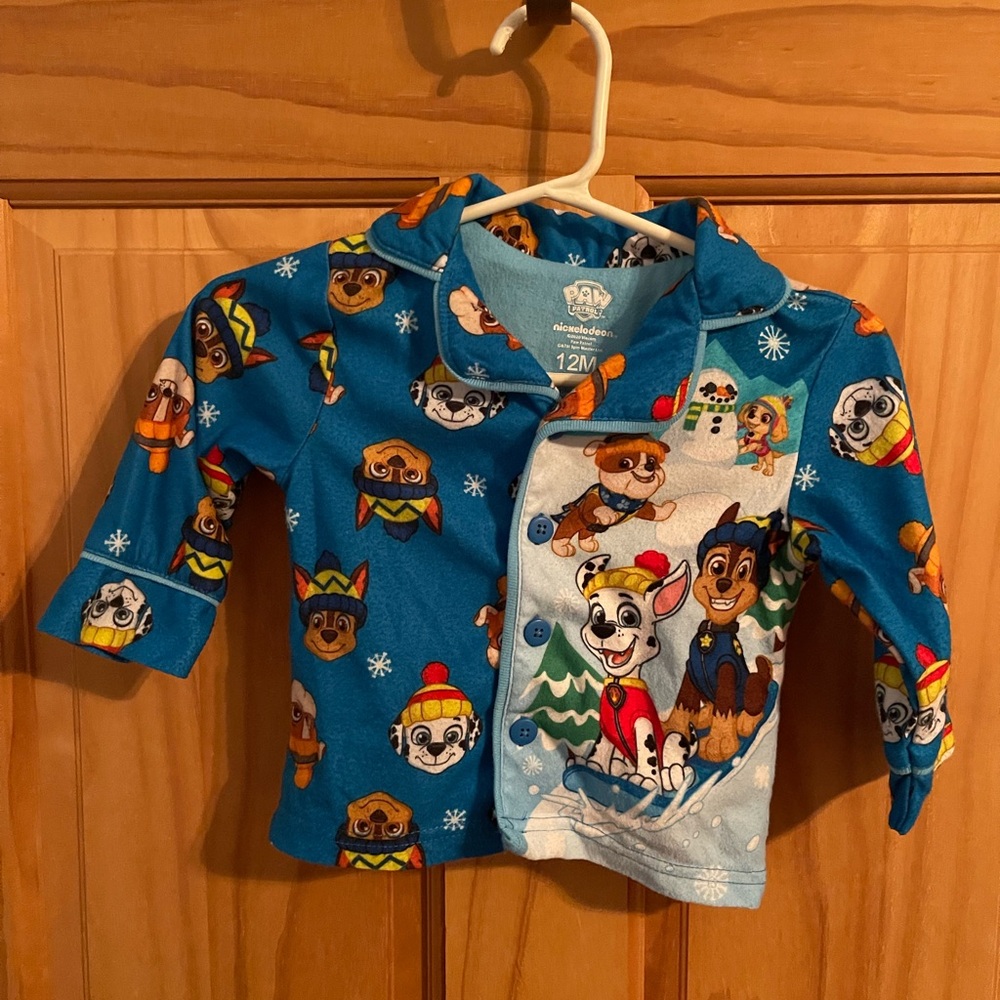 Like New, Baby Boys Size 12 Month Paw Patrol PJ Set